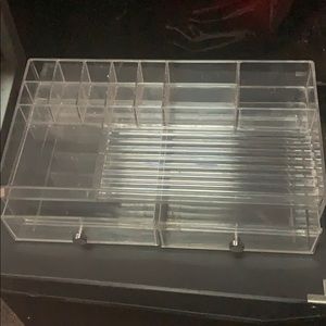 Acrylic make up storage with 2 drawers